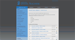 Desktop Screenshot of dante-lyon.com